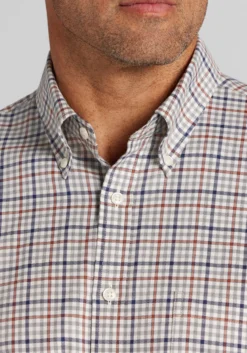 Jos. A. Bank Traditional Fit Plaid Button Up Shirt