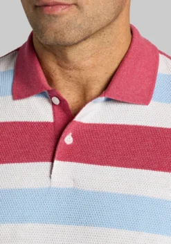 Jos. A. Bank Traditional Fit Popcorn Stripe Polo