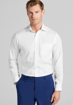 Joseph A. Bank Tailored Fit Spread Collar Dress Shirt - Big & Tall
