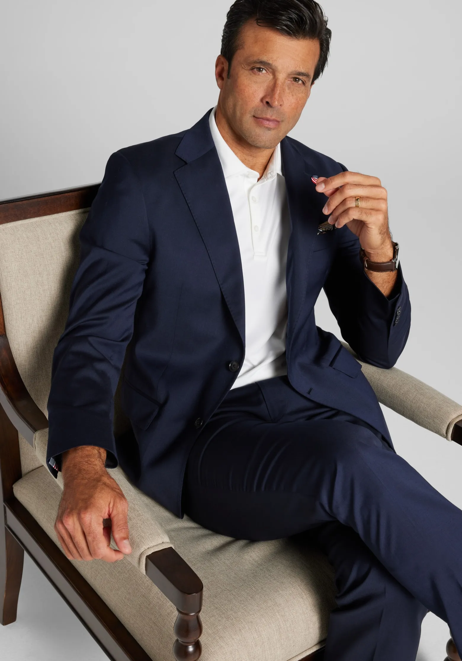 Joseph Abboud Made in USA American Bespoke Tailored Fit Suit Separates Jacket