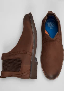 Nunn Bush Otis II Plain Toe Chelsea Boots
