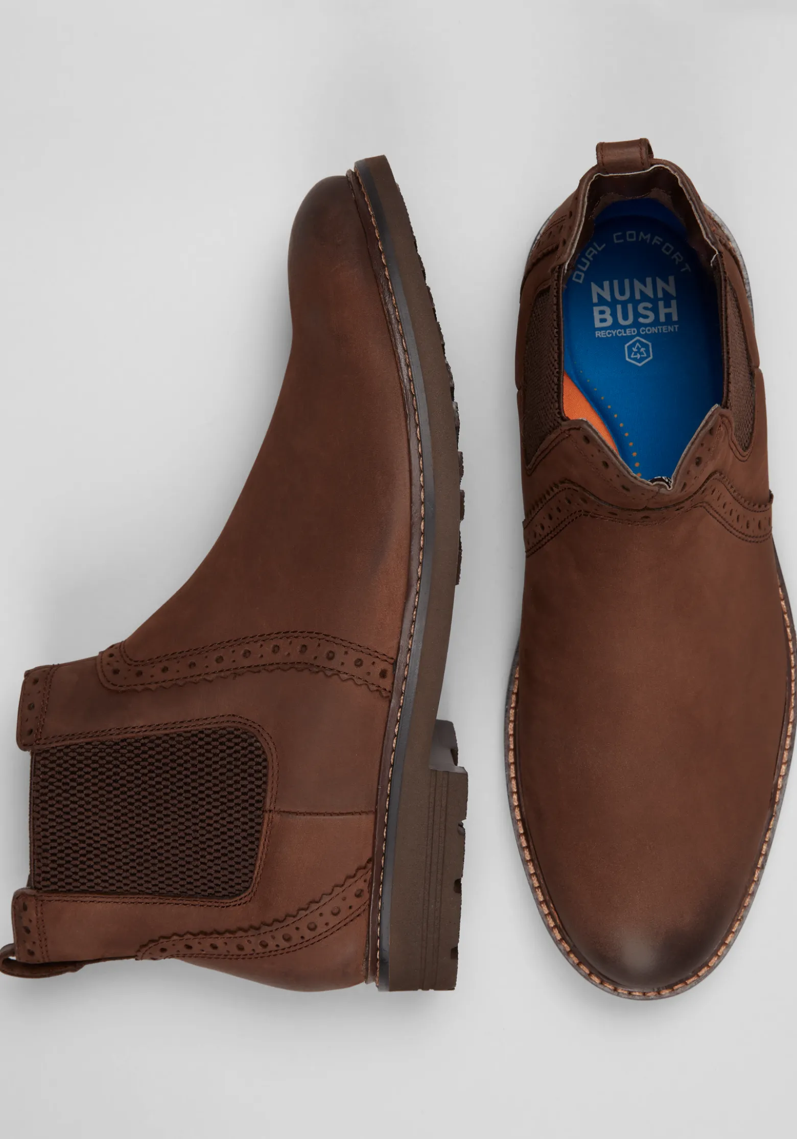 Nunn Bush Otis II Plain Toe Chelsea Boots