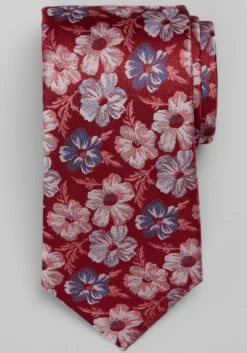 Reserve Collection Poppies Silk Tie