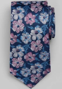 Reserve Collection Poppies Silk Tie