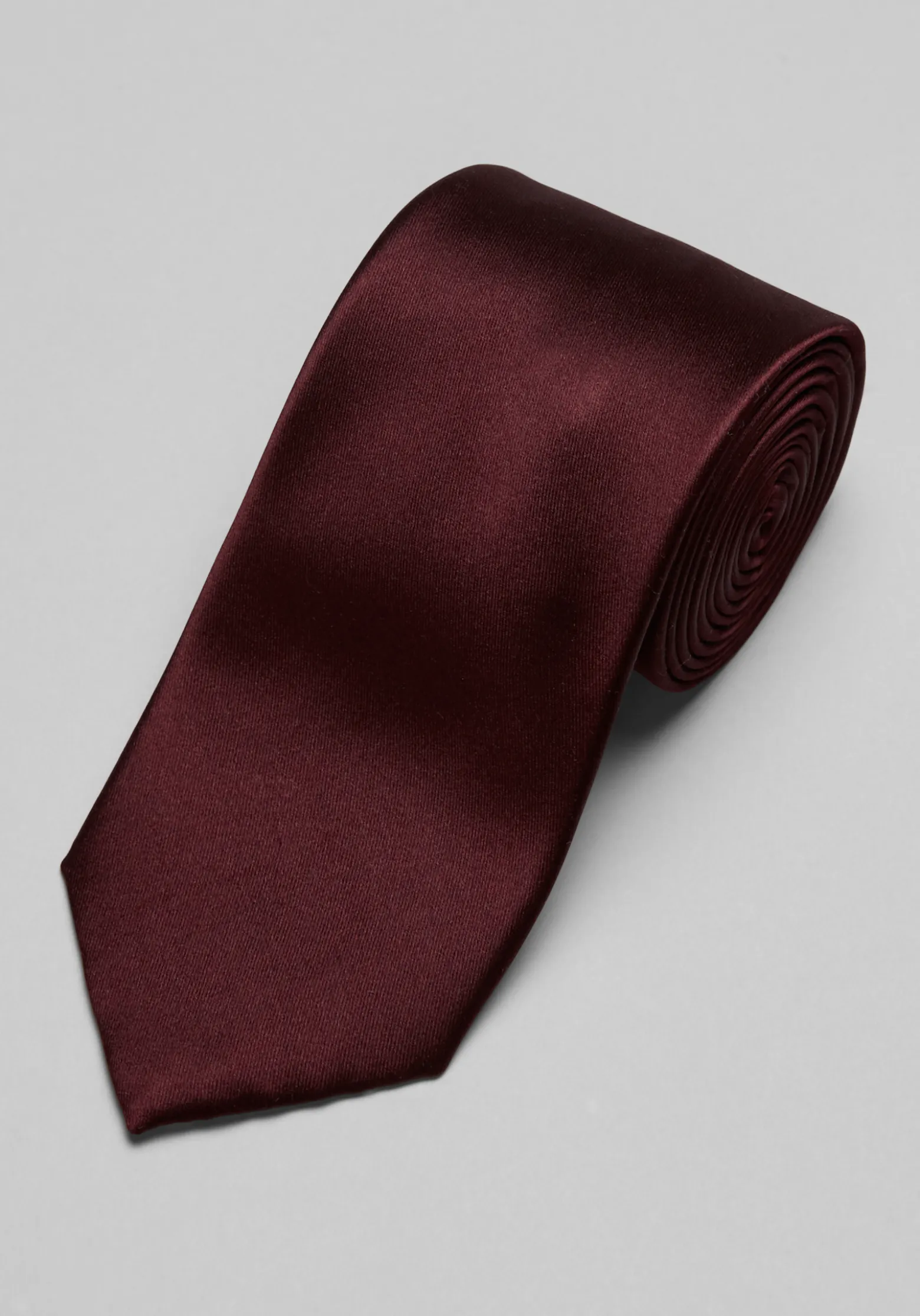 Reserve Collection Satin Weave Solid Tie - Long