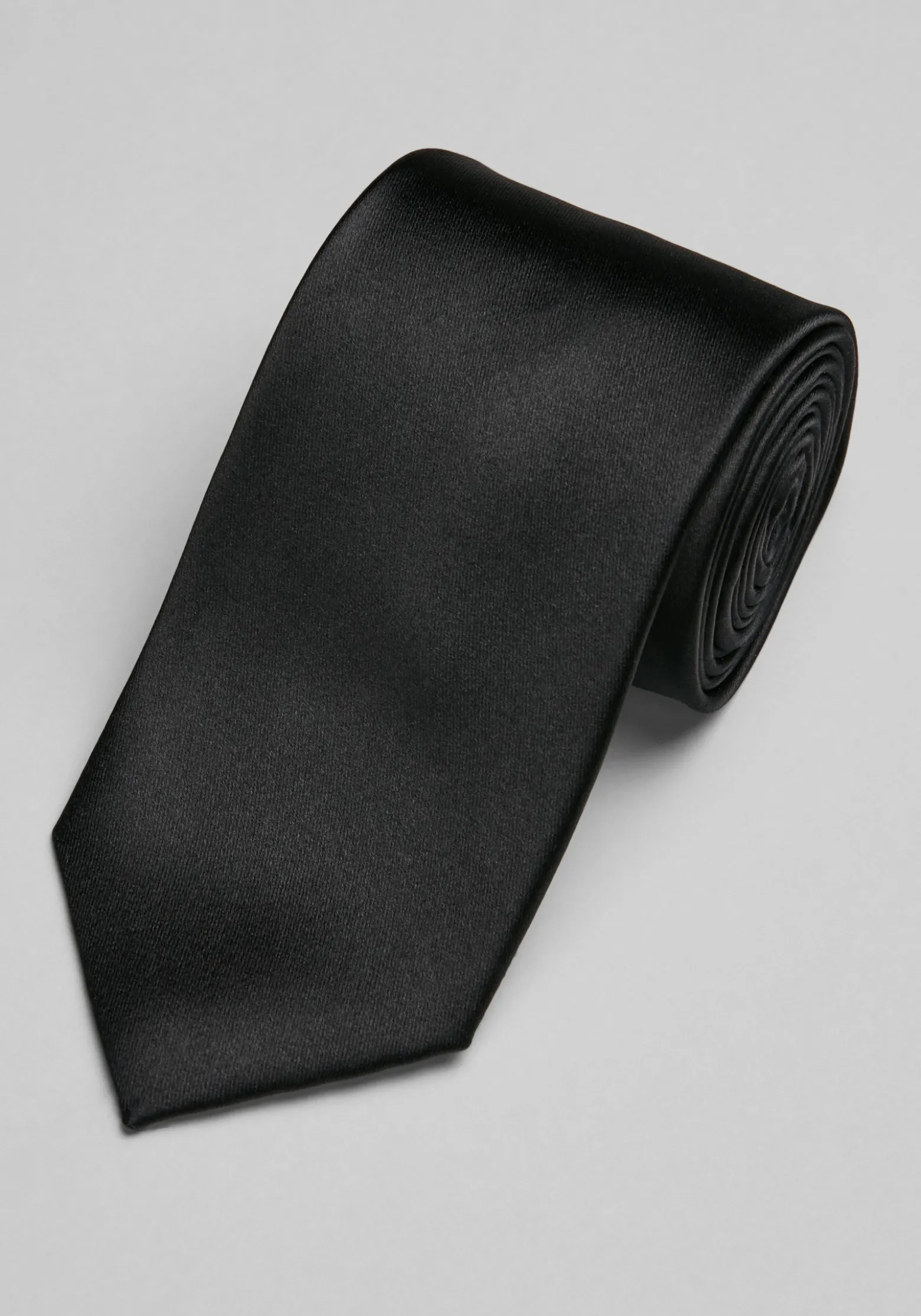 Reserve Collection Satin Weave Solid Tie - Long