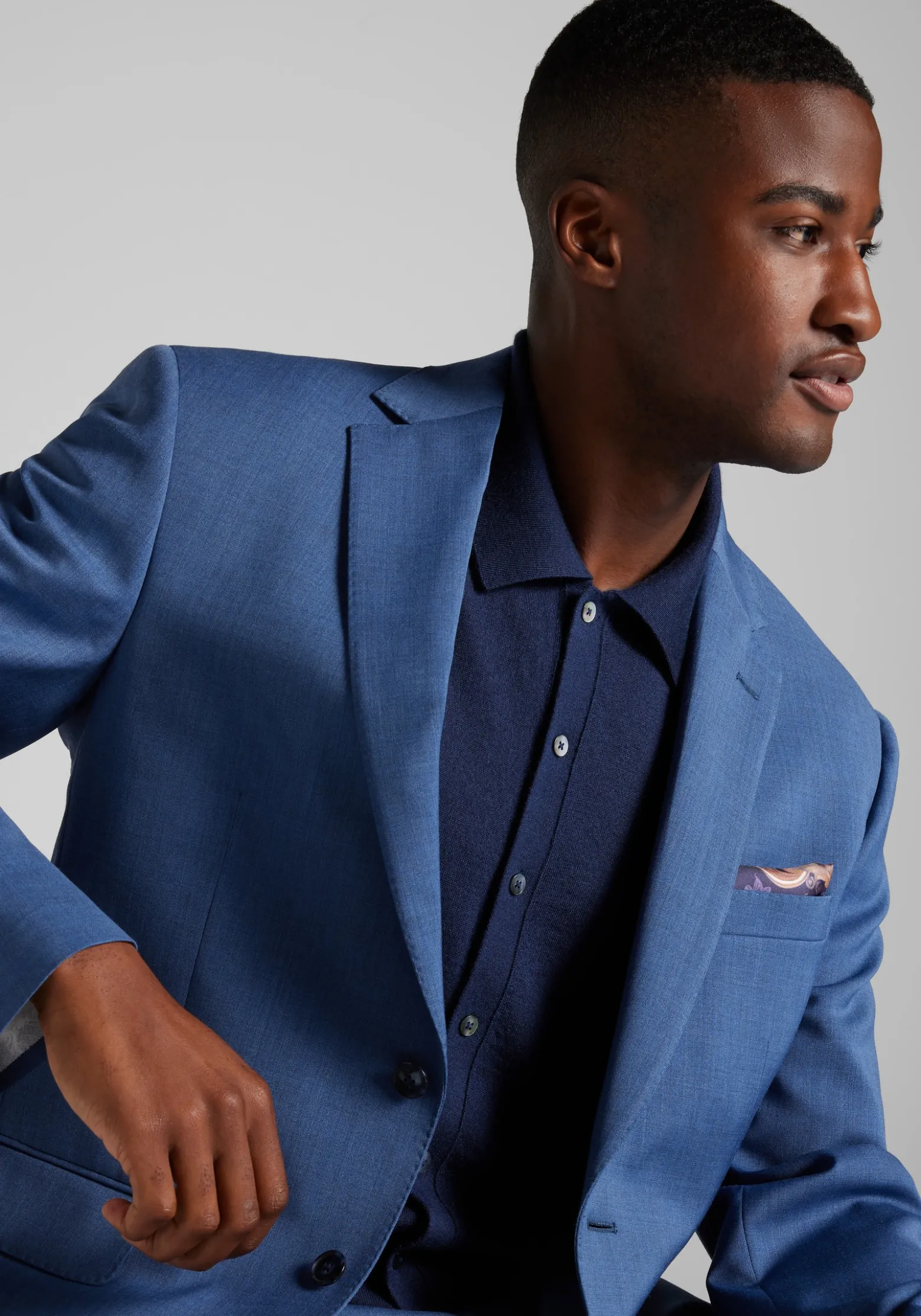 Reserve Collection Tailored Fit Italian Wool Suit Jacket