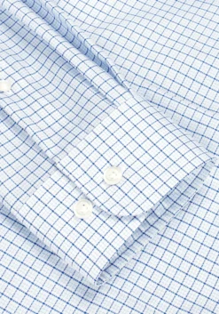 Reserve Collection Tailored Fit Spread Collar Check Dress Shirt