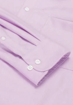 Reserve Collection Tailored Fit Spread Collar Herringbone Dress Shirt