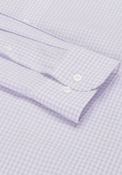 Reserve Collection Tailored Fit Spread Collar Gingham Dress Shirt