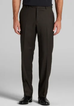 Reserve Collection Tailored Fit Italian Wool Dress Pants