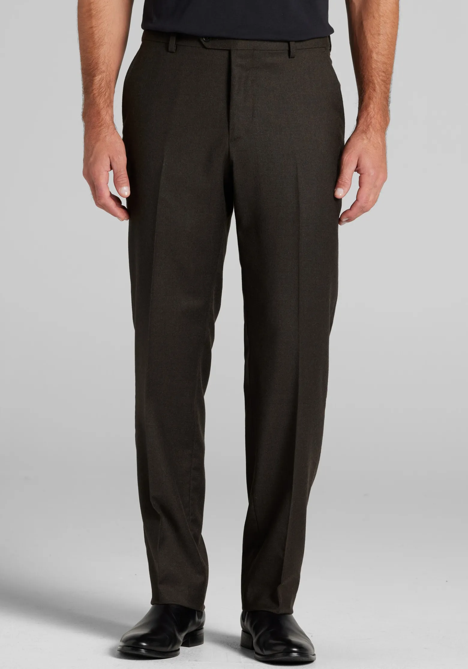 Reserve Collection Tailored Fit Italian Wool Dress Pants