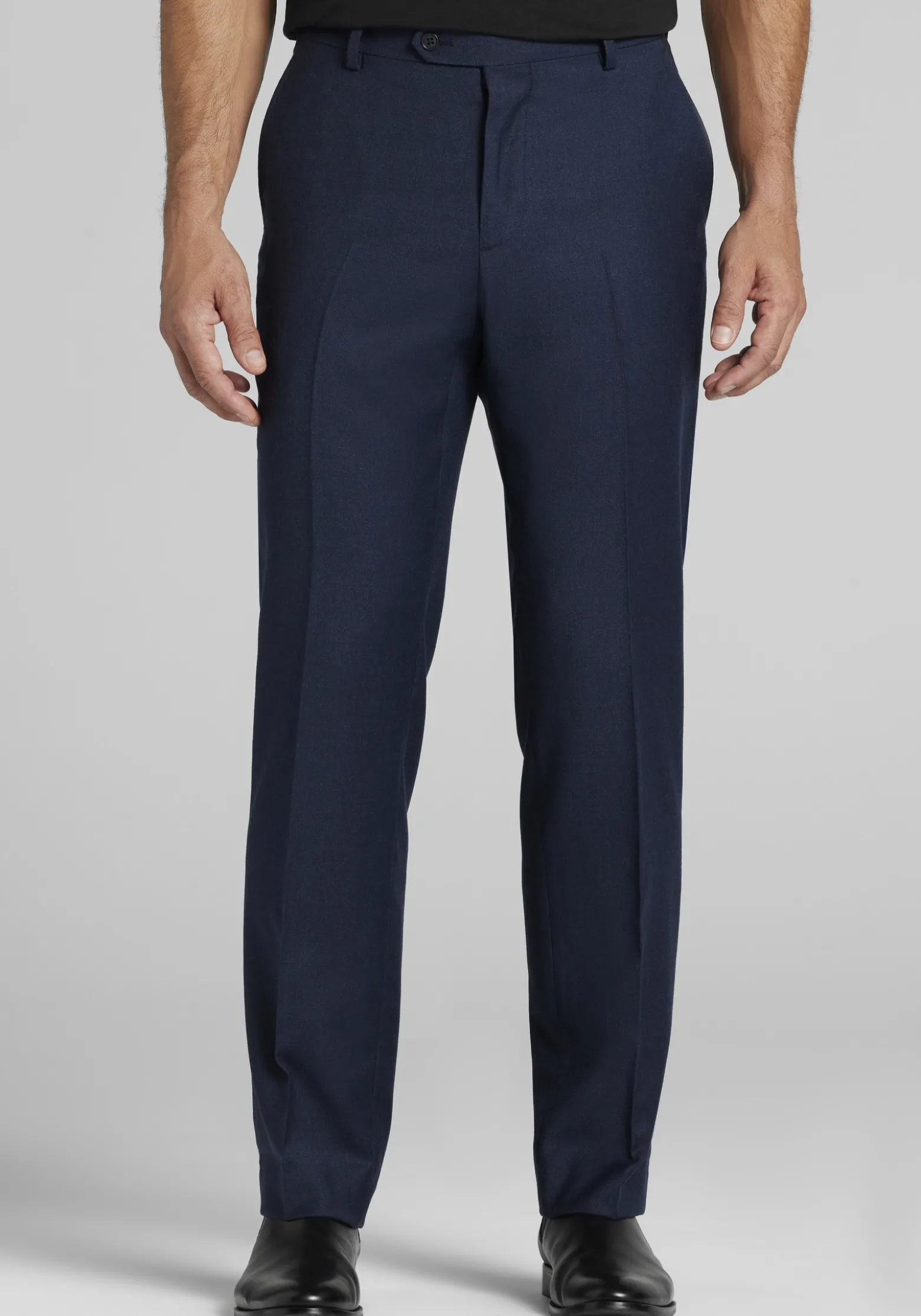 Reserve Collection Tailored Fit Italian Wool Dress Pants - Big & Tall