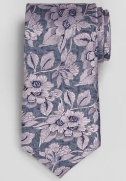 Reserve Collection Textured Floral Tie - Long