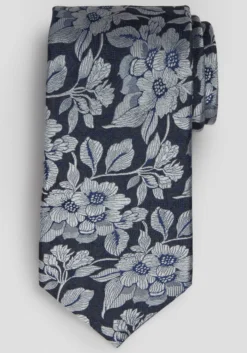 Reserve Collection Textured Floral Tie - Long