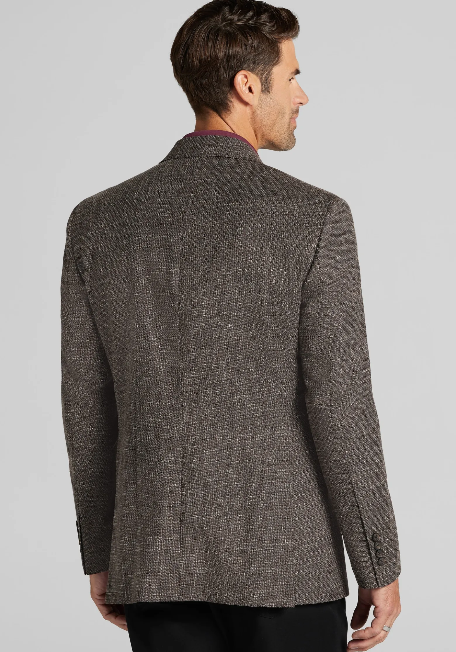 Reserve Collection Traditional Fit Crosshatch Sportcoat