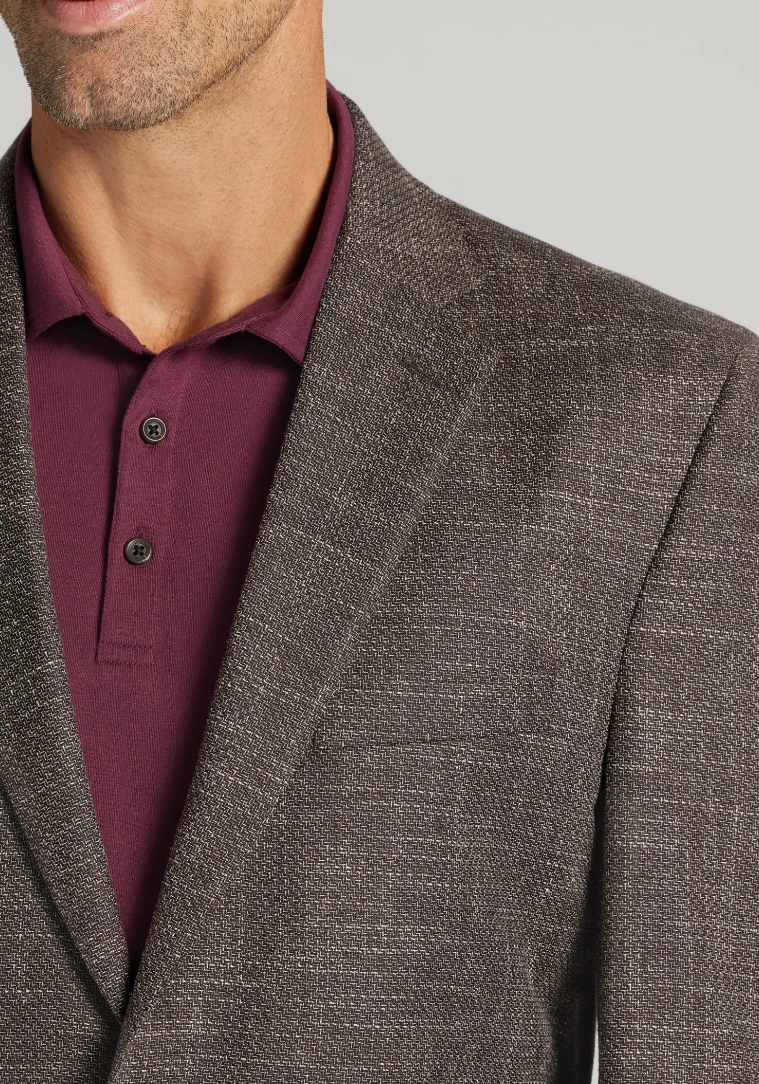 Reserve Collection Traditional Fit Crosshatch Sportcoat