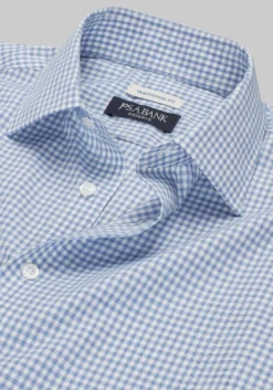 Reserve Collection Traditional Fit Spread Collar Gingham Dress Shirt