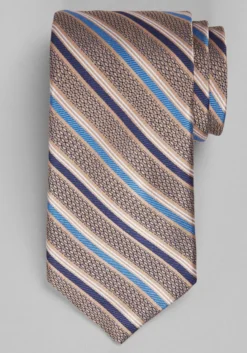 Reserve Collection Triple Texture Stripe Tie - Long