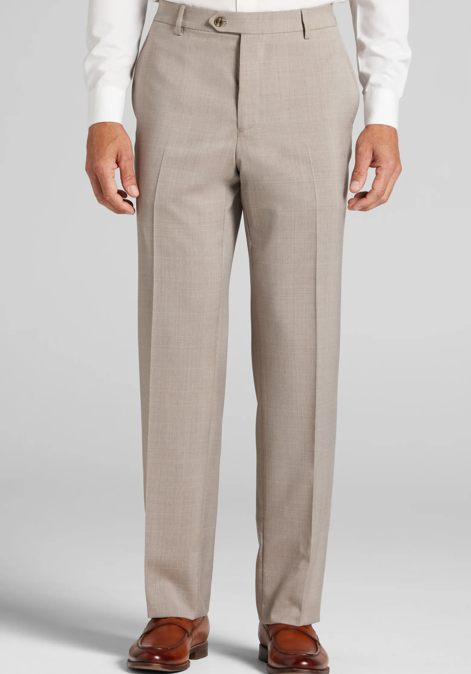 Reserve Traditional Fit Plaid Suit Separate Pants