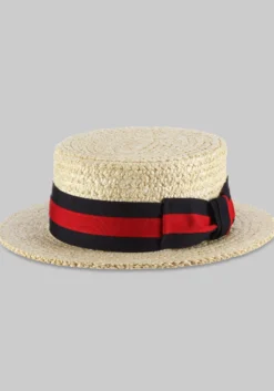 Scala Gondola Braided Boater Hat