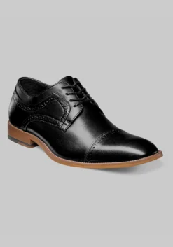 Stacy Adams Dickinson Leather Cap Toe Oxfords