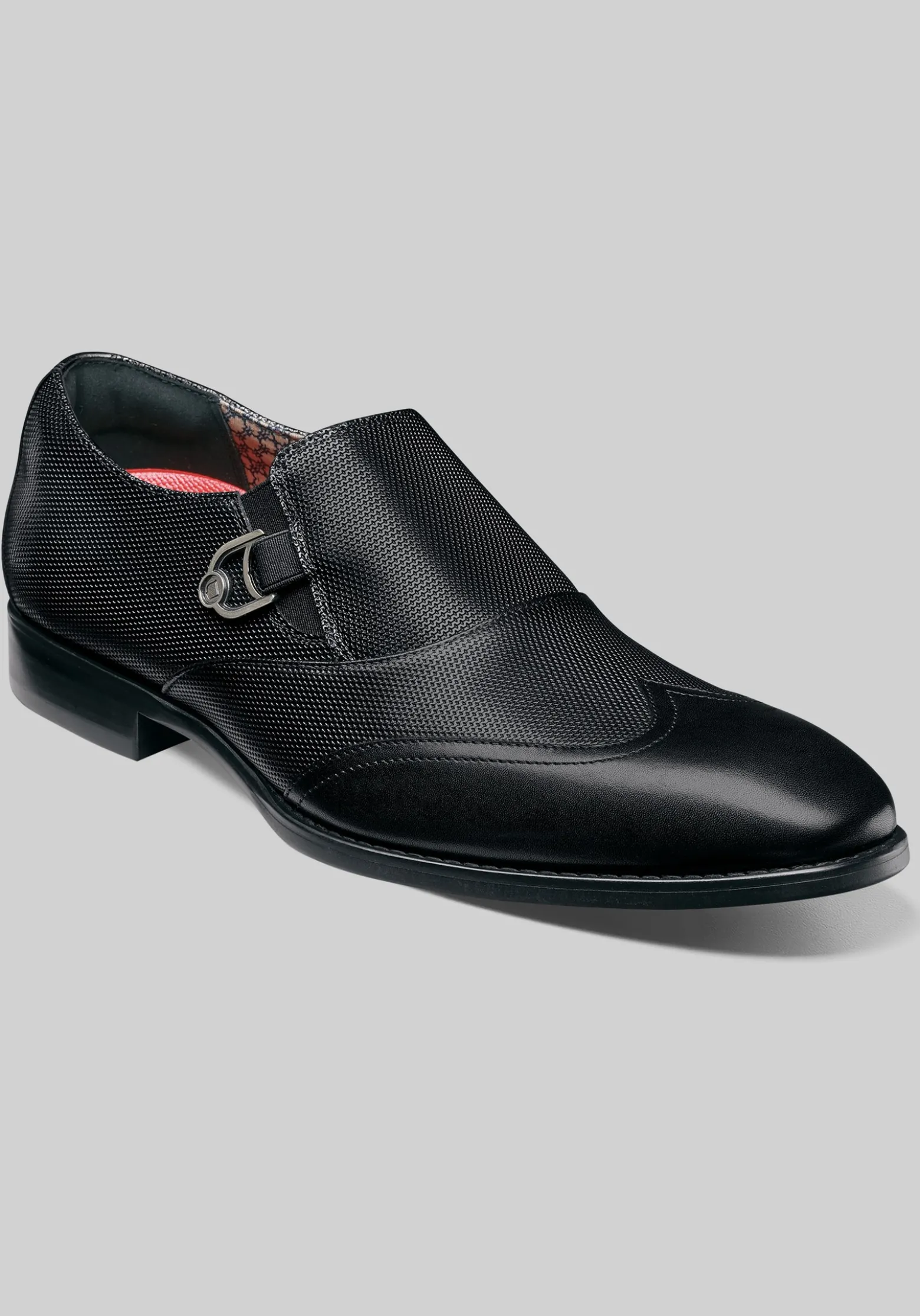 Stacy Adams Lockwood Wingtip Ornament Slip On Shoes