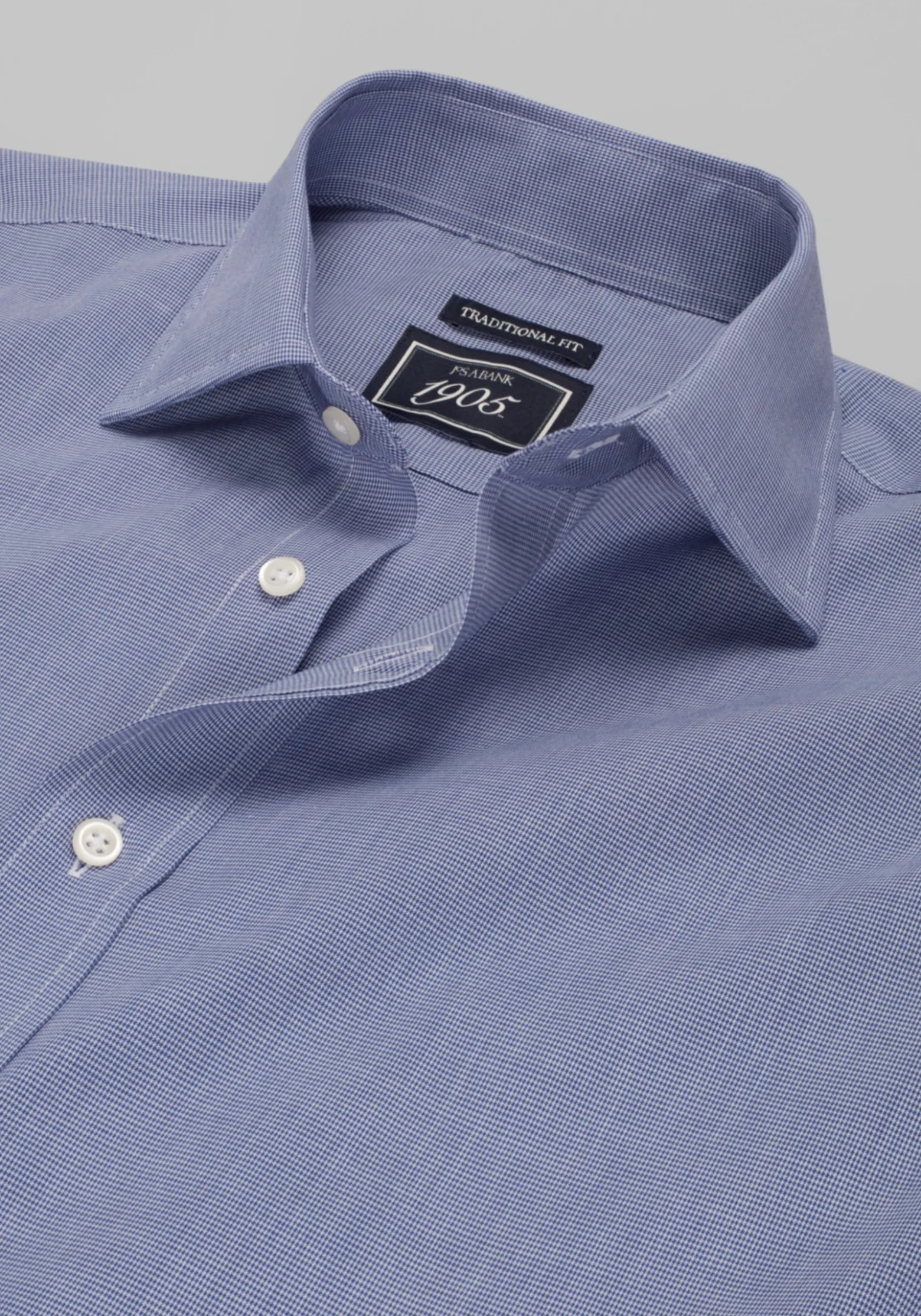 1905 Traditional Fit Micro Houndstooth Dress Shirt