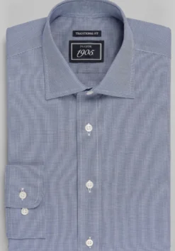 1905 Traditional Fit Micro Houndstooth Dress Shirt