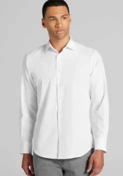 Traveler® Collection COOLMOTION Tailored Fit 4-Way Stretch Button Up Shirt