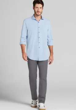 Traveler® Collection COOLMOTION Tailored Fit 4-Way Stretch Button Up Shirt