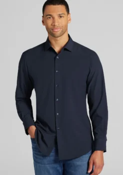 Traveler® Collection COOLMOTION Tailored Fit 4-Way Stretch Button Up Shirt