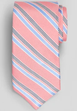 Traveler® Collection Cyber Stripe Silk Tie - Long