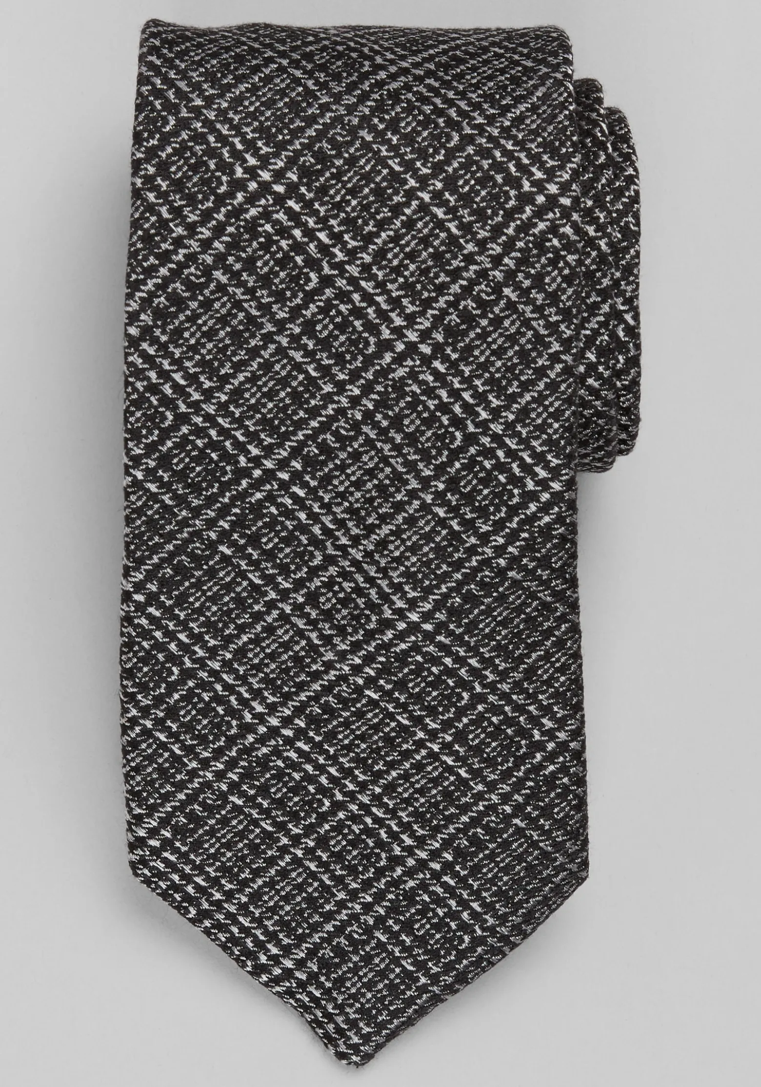 Traveler® Collection Houndstooth Plaid Tie