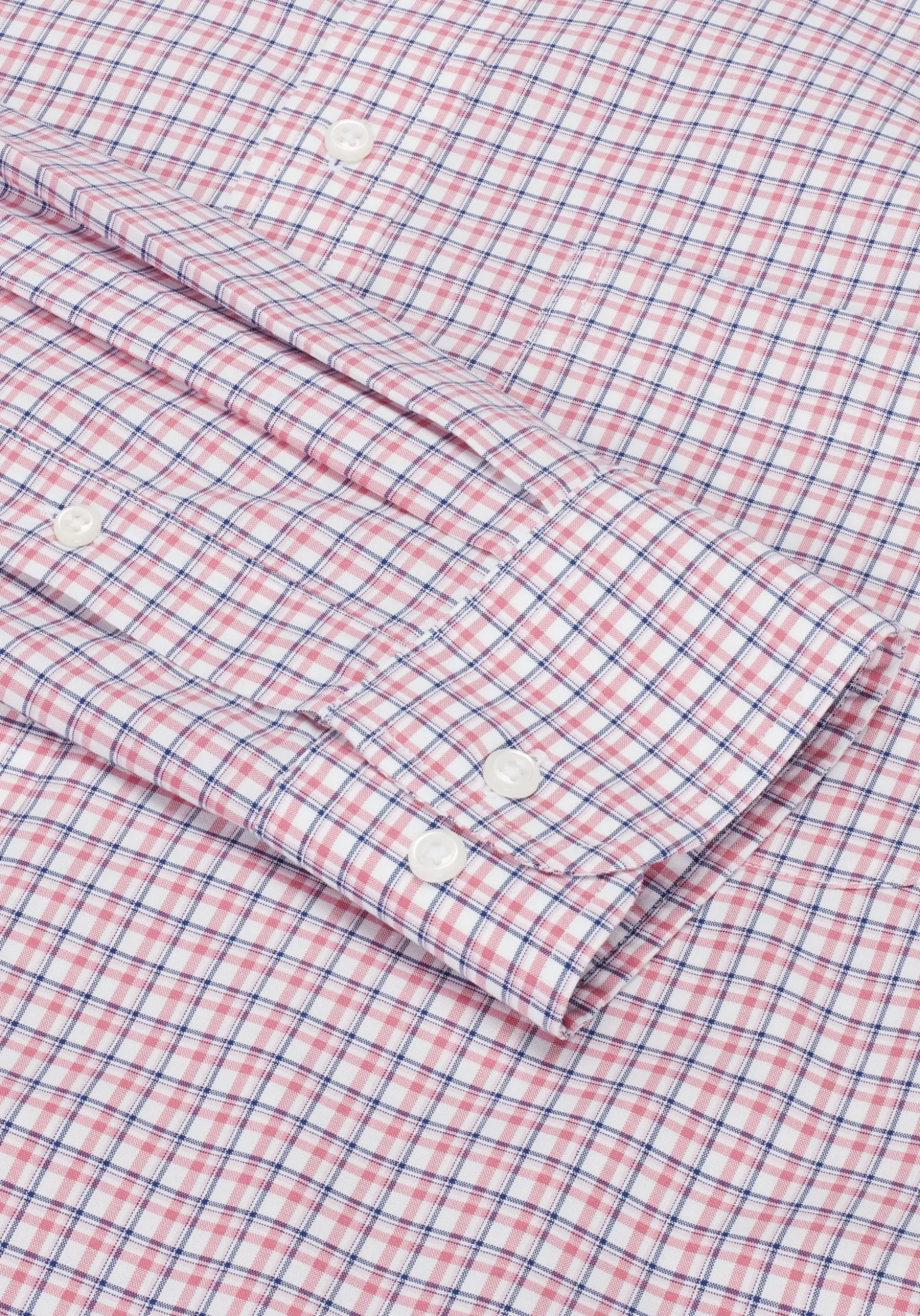 Traveler® Collection Slim Fit Button-Down Collar Plaid Dress Shirt