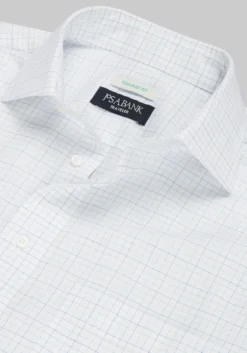 Traveler® Collection Tailored Fit Spread Collar Tattersall Dress Shirt - Big & Tall