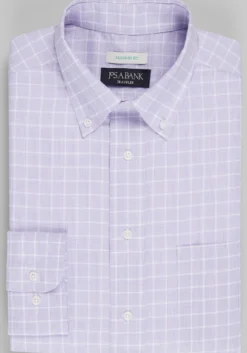 Traveler® Collection Tailored Fit Glenn Plaid Dress Shirt
