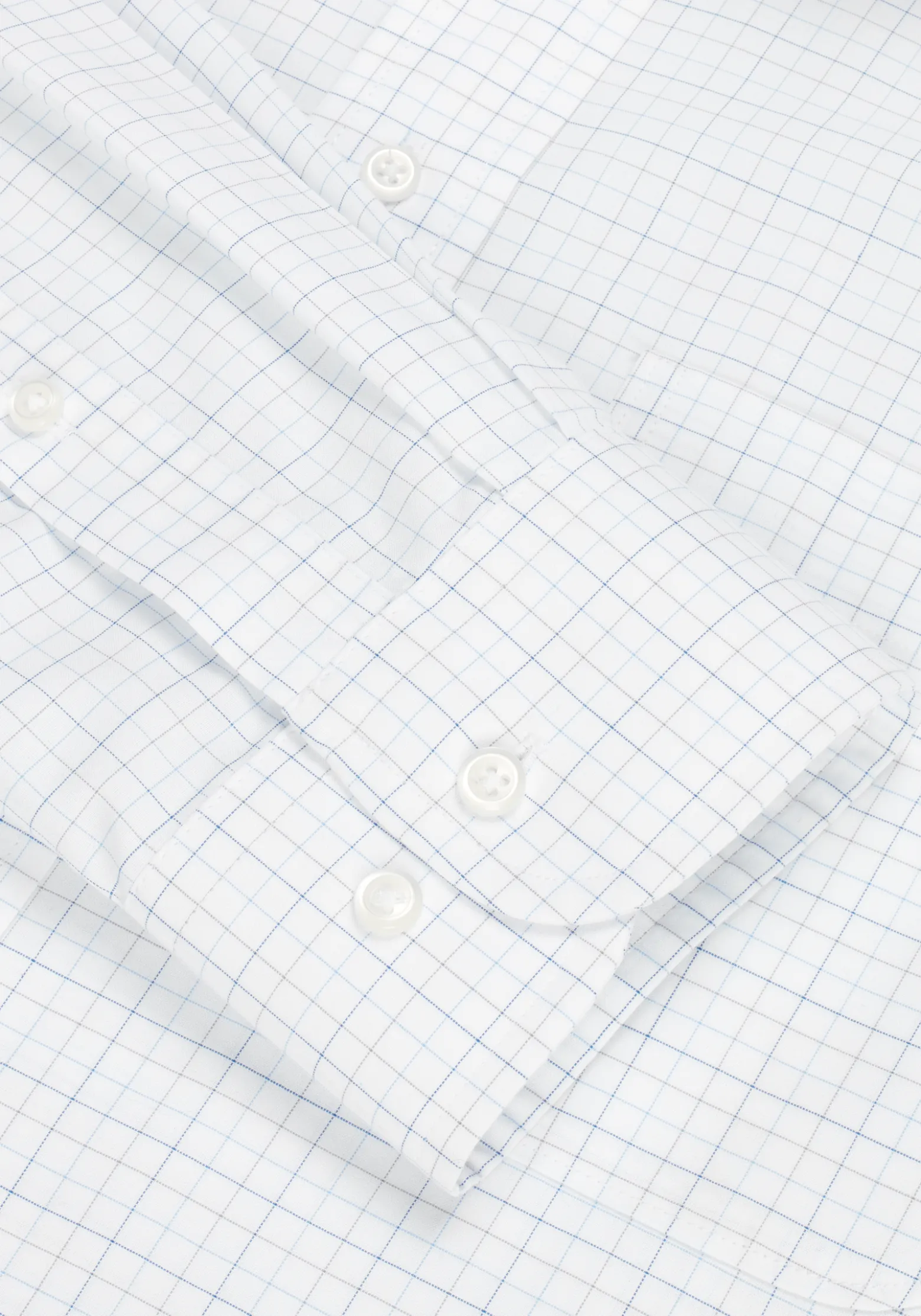 Traveler® Collection Tailored Fit Spread Collar Tattersall Dress Shirt