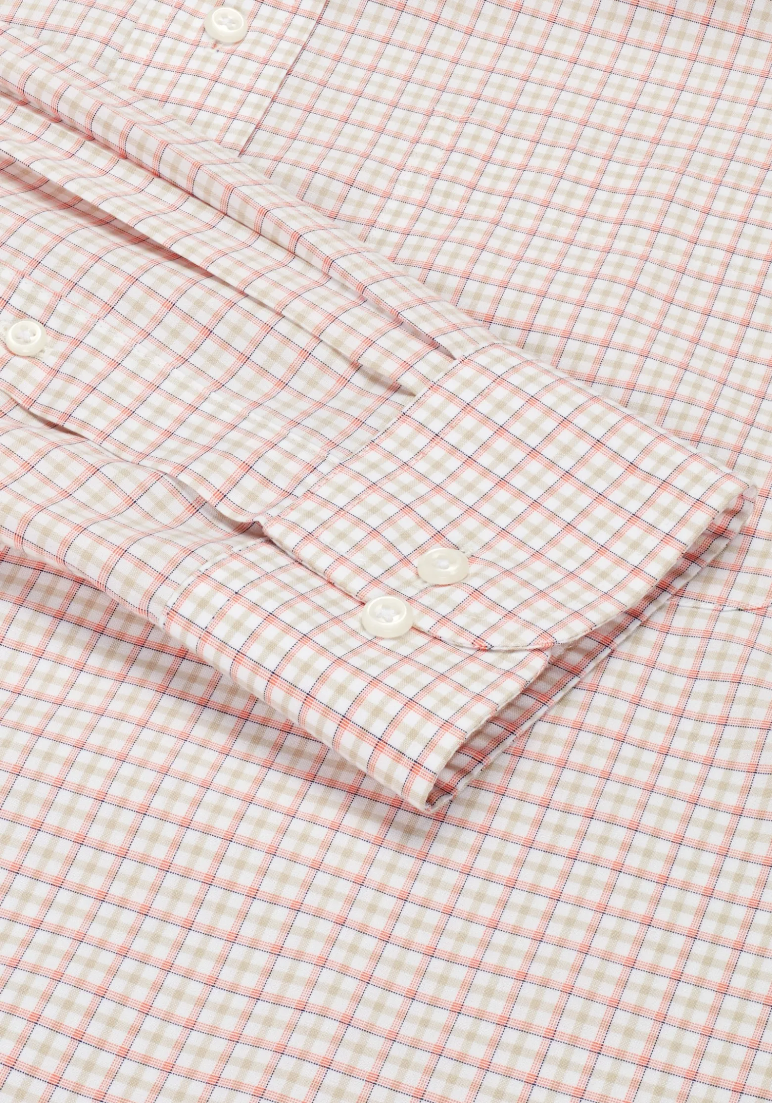 Traveler® Collection Tailored Fit Button-Down Collar Plaid Dress Shirt