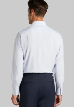 Traveler® Collection Tailored Fit Stripe Dress Shirt