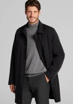 Traveler® Collection Tailored Fit Stretch Raincoat with Liner