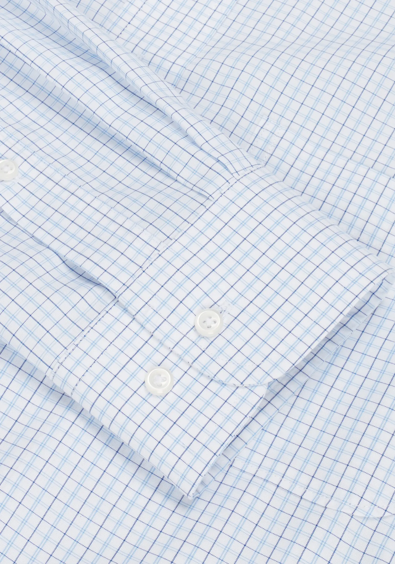 Traveler® Collection Traditional Fit Spread Collar Check Dress Shirt