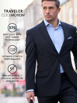 Traveler® Collection Traditional Fit Suit Separates Pants