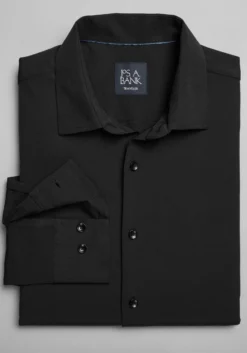 Traveler® COOLMOTION Tailored Fit 4 Way Stretch Long Sleeve Button Up Shirt -Big & Tall