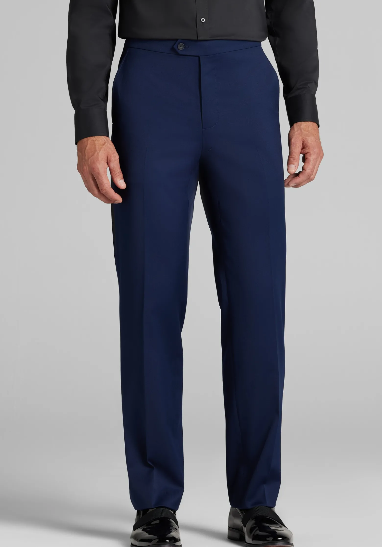 Traveler® COOLMOTION Tailored Fit Wool Blend Tuxedo Separates Pants - Big & Tall