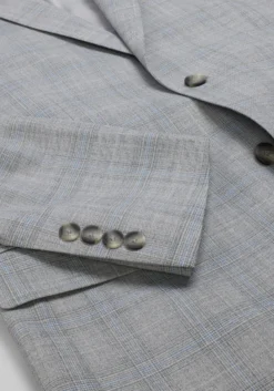 Traveler® COOLMOTION Tailored Fit Plaid Suit Separates Jacket