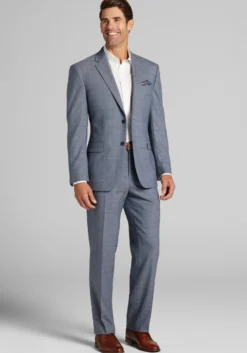 Traveler® COOLMOTION Tailored Fit Mini Plaid Suit Separates Jacket
