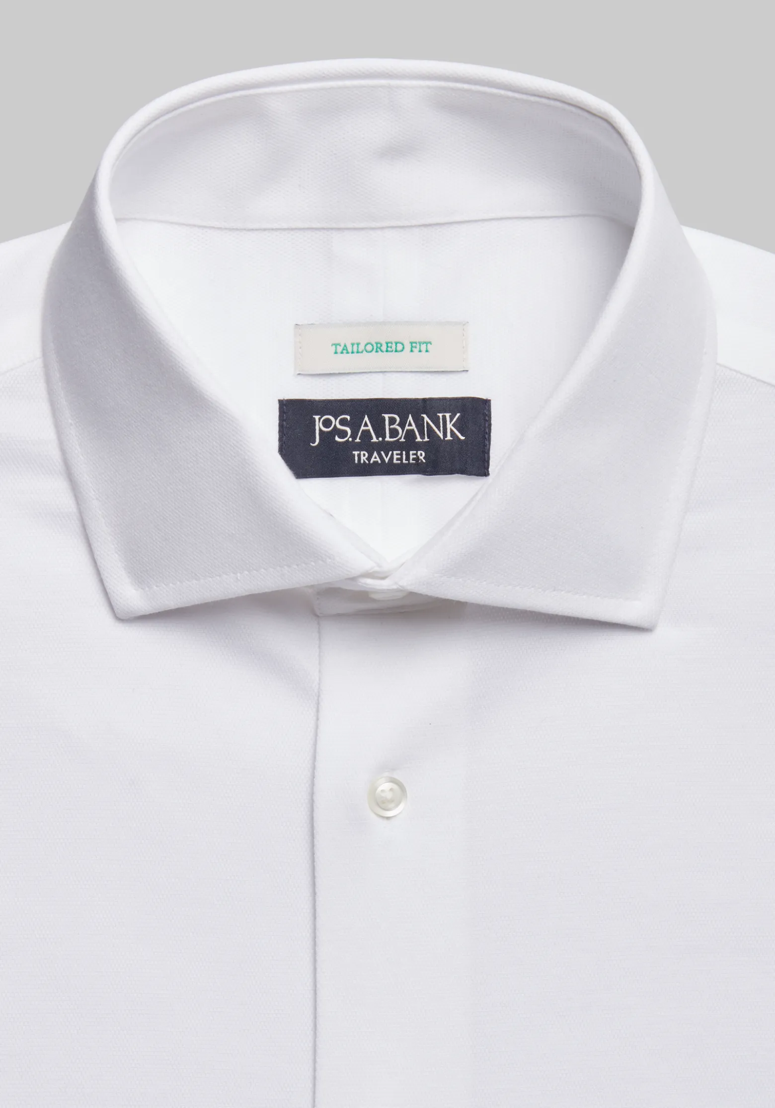 Traveler® COOLMOTION Tailored Fit Spread Collar Knit Solid Dress Shirt - Big & Tall