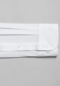 Traveler® COOLMOTION Tailored Fit Spread Collar Knit Solid Dress Shirt - Big & Tall