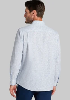 Traveler® COOLMOTION Tailored Fit Paisley Button Up Shirt